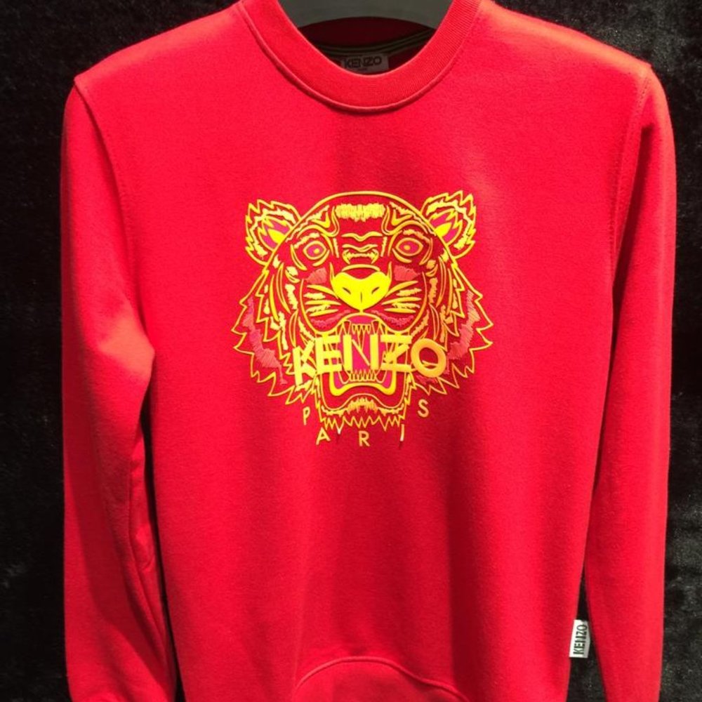 Kenzo Men's Sweatshirt New Season Cotton Model NWT